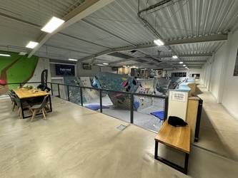 Top view of bouldering hall