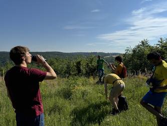 Rest from our hike
